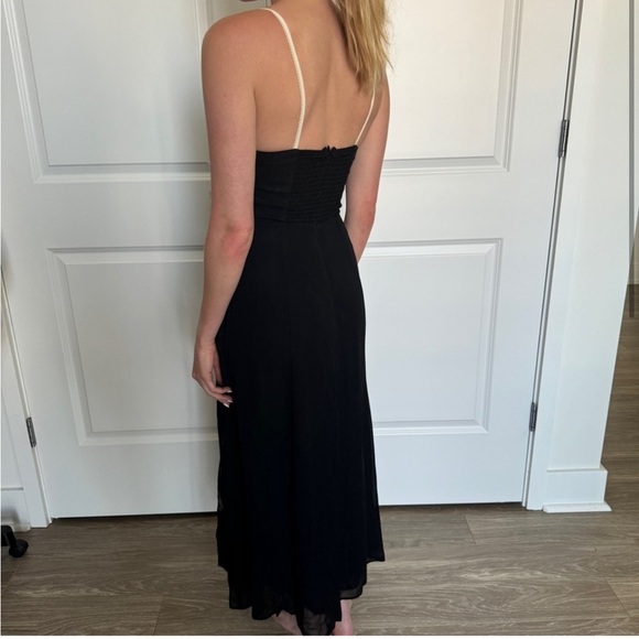Reformation Abrielle Dress Black Size 2 - Picture 8 of 10